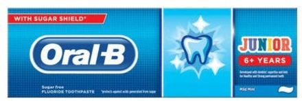 Oral-B Junior 6+ Years Toothpaste - Toothpaste With Fluoride For Larger Children