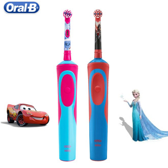 Oral B Kids Electric Toothbrush Brush Heads Rotation Inductive Rechargeable Waterproof Vitality Oral Hygiene