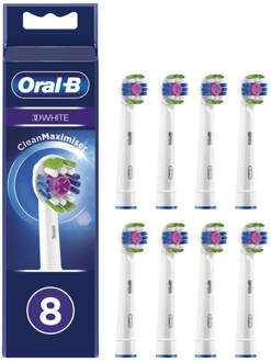 Oral-B opzetborstels 3D White (8 stuks)