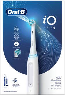 Oral-B Oral-B iO4 White Electric Toothbrush with Travel Case - Tandenborstel