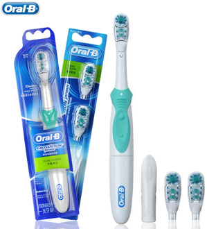 Oral B Power Electric Toothbrush For Adults Toothbrush Cross Action Teeth Brush Battery Teeth Whitening Replacement Brush Heads