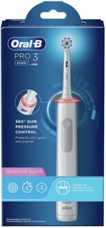 Oral-B Pro 3 3000 Sensitive Clean Tandenborstel Zwart