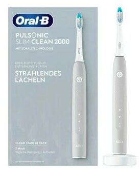 Oral-B Pulsonic Slim Clean 2000 Tandenborstel Grijs