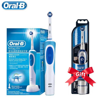 Oral B Vitality Electric Toothbrush Adult Teeth Brush Waterproof Gum Care Teeth Whitening Cleaning Tool Buy 1 Get 1 For Free
