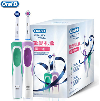Oral B Vitality Electric Toothbrush Rechargeable OralB Teeth Brush Heads 3D White 2 Minutes Timer Precision Clean Free Shipping