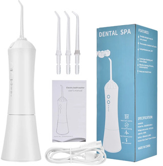 Oral Irrigator 3 Modes Dental Water Flosser Portable Rechargeable Teeth Cleaner Household Water Pick Dental Shower for Adults