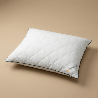 Orange Line 2e -50% Hoofdkussen Latex - Hotel - Voor Zij - En Rugslapers - Latex - Veerkrachtig & Ventilerend En Antibacterieel - Dekbed-Discounter.nl