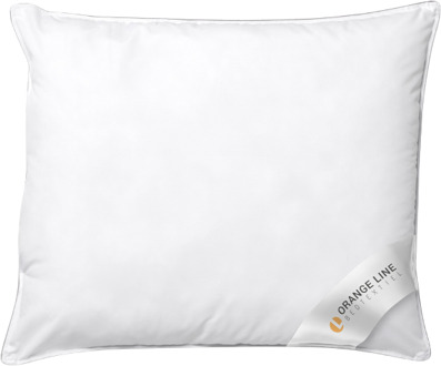 Orange Line Hoofdkussen Hotel - Anti-Snurk - Voor Zij- En Rugslapers - Microvezel - Anti-allergisch & Licht En Onderhoudsvriendelijk - Dekbed-Discounter.nl - 60 x 70 cm