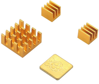 Orange Pi 3 Heatsink 4 pcs Aluminum Alloy Heat Sink with Logo Cooling Pad CPU Cooler Radiator for Orange Pi 3