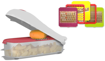 Orange Planet groenten en uiensnijder