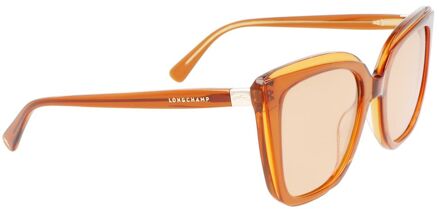 Oranje Acetaat Zonnebril - maat