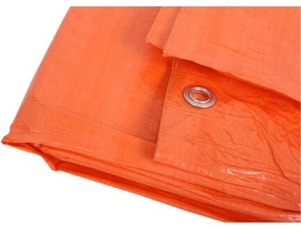 Oranje afdekzeil / dekkleed 3 x 5 m - Afdekzeilen