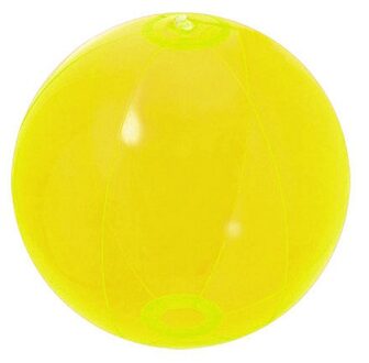 Oranje artikelen Neon gele strandbal - Strandballen Geel