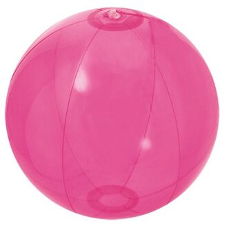 Oranje artikelen Strandbal - roze - opblaasbare bal - 30 cm - strandspeelgoed