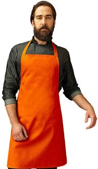 Oranje barbecue keukenschort - Verkleedattributen