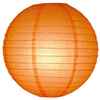 Oranje bol lampion 25 cm - Feestlampionnen