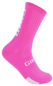Oranje Fiets Sokken Outdoor Sport Sokken Running Sokken Basketbal Sokken Compressie Sokken Fietsen Sokken Roze