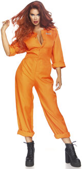Oranje Gevangenis Jumpsuit Dames