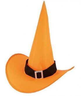 Oranje heksenhoed van nylon