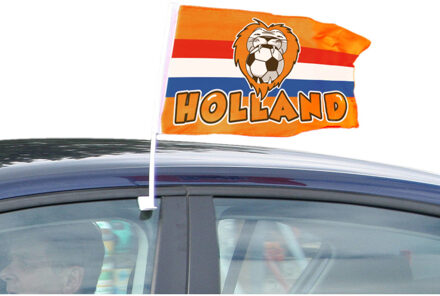 Oranje Holland autovlag 30 x 45 cm