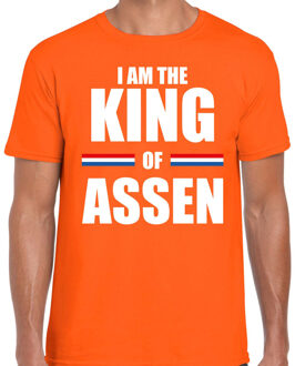 Oranje I am the King of Assen t-shirt - Koningsdag shirt voor heren 2XL