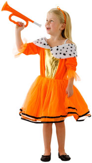 Oranje Koninginnen Jurk Voor Meisjes - 6-8 Jaar (M)