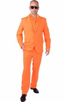 Oranje Kostuum Man - Maatkeuze: Maat 48