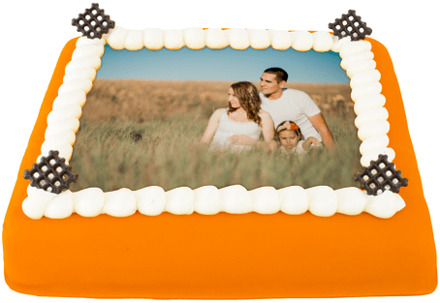 Oranje Marsepeintaart