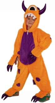Oranje monster pakje kind