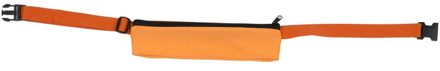 Oranje reis portemonnee riem 80-107 cm