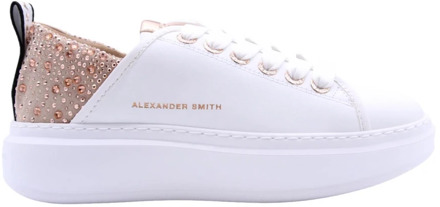 Oranje Sneaker - Stijlvol en Trendy Alexander Smith , White , Heren - 40 Eu,39 Eu,37 EU