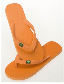 Oranje supporters teenslippers - voor heren - kunststof - maat 42 tot 44 - One size