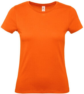Oranje t-shirts met ronde hals voor dames - 100% katoen - Koningsdag / Nederland supporter XL (42)