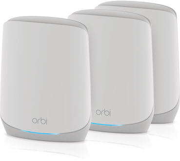 Orbi RBK763S WiFi 6 Mesh Systeem (3-pack) Mesh router Wit