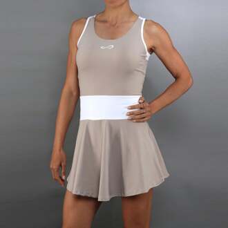Orbit Jurk Dames-beige, wit - S