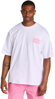 Orbit T-shirts Heren - Wit - Maat XL - Katoen Jersey White