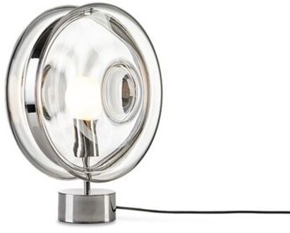 Orbital Tafellamp - Maan helder - Zilver Transparant