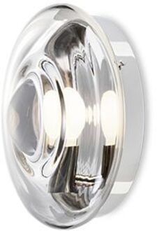 Orbital Wandlamp/Plafondlamp - Maan helder - Zilver Transparant
