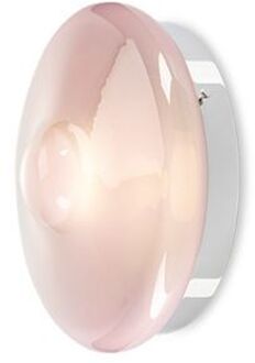 Orbital Wandlamp/Plafondlamp - Venus roze - Zilver