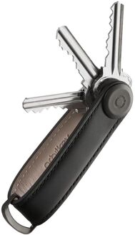 Orbitkey 2.0 Leather Sleutelhanger Zwart
