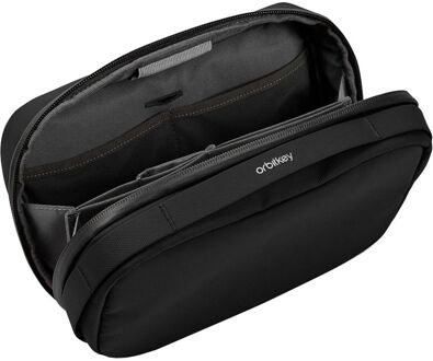 Orbitkey 2-in1 Tech Pouch black Zwart - H 14 x B 33 x D 8 cm