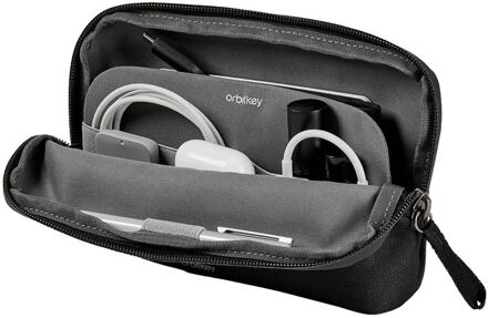 Orbitkey Desk Pouch black Zwart - H 12 x B 22 x D 5 cm