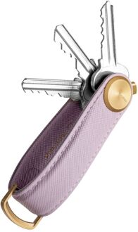 Orbitkey Key Organiser Pro Leather lilac Etui Paars - H 2.5 x B 8.5 x D 2.5 cm