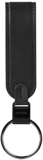 Orbitkey Loop Keychain Leather black Etui Zwart