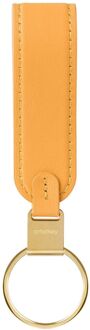 Orbitkey Loop Keychain Leather orange Etui Oranje