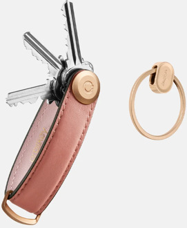 Orbitkey sleuteletui + ring V2 giftset cotton candy Roze