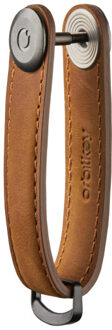 Orbitkey Sleutelhangers Orbitkey Leather Leer - cognac