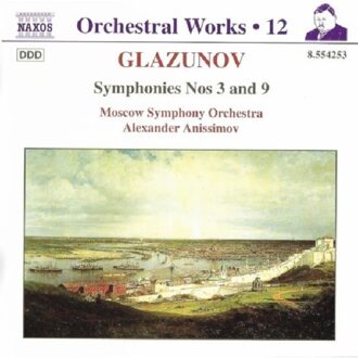 Orchestral Works Vol 12  Glazunov: Symphonies / Anissimov
