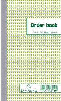Orderboek Exacompta 175x105mm 50x2vel