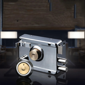 Ordinary Household Exterior Stainless Steel Door Locks Old-Fashioned Security Anti-Theft Universal Dormitory Door Lock Hardware